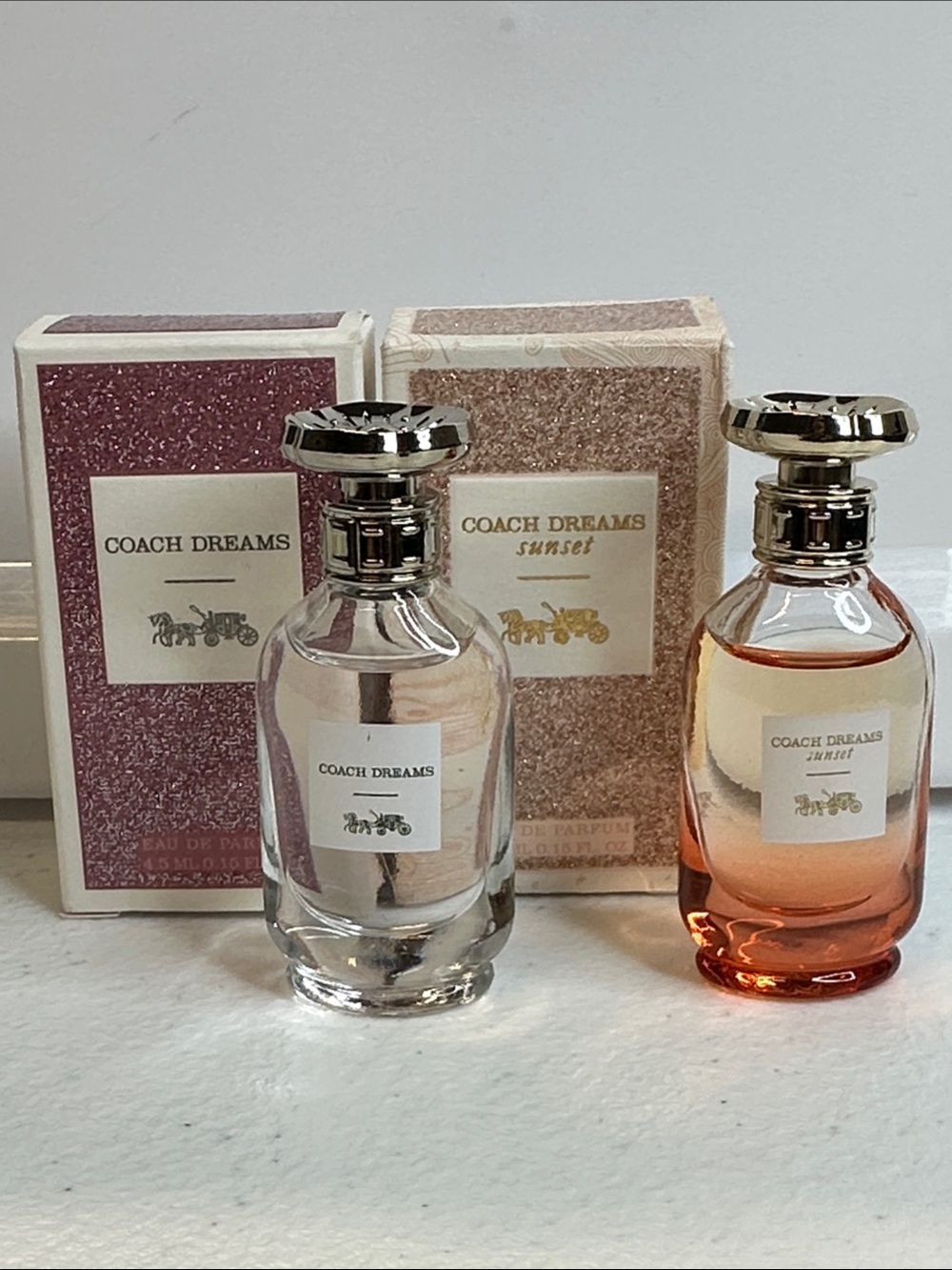 Coach Dreams mini collectors Dabber Duo (Dreams & Dreams Sunset) 4.5ml each NWT